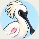 Shao, the black-faced spoonbill of Kaohsiung